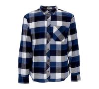 Element - Chemise à Carreaux en Flanelle à Manches Longues - Homme - Chemises - Multicolore - Taille: S