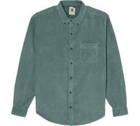 Element Button Down Corduroy Regular Fit Long Sleeve Shirt Bleu L Homme