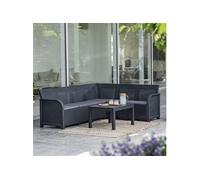 Elément d angle de jardin Rosalie Graphite