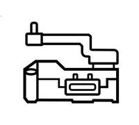Élément d'ajustage, clapet de mélange NRF 370025 pour A3 (8L1) 1.9 1997-2001