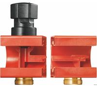 Elément d'alimentation rouge pour collecteur plancher REHAU 257408010