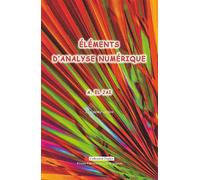 Element d'analyse numérique deuxième édition - Abdelhaq El Jai - Presses Univeau Perpignan - broché - Etude
