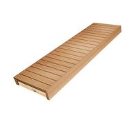 Élément de banc de sauna long terminé - Aulne / 600 x 1600 mm