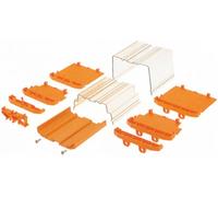 Elément de base de boîtierpour rail Weidmüller PF RS 100 BK 2000MM 4352940000 noir 2 m