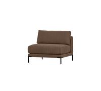 Élément de Canapé 100x100 cm Tissu Marron Chocolat COUPLE