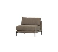 Élément de canapé 100x100 cm tissu taupe COUPLE