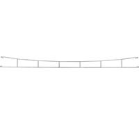 Elément de caténaire H0 Märklin 70253 (H0) Voie C Märklin (avec ballast) 5 pc(s)