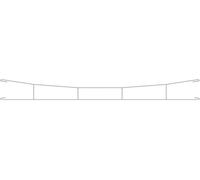 Elément de caténaire H0 Viessmann 4140 (H0) Voie K Märklin (sans ballast), (H0) Voie Elite Tillig