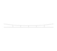 Viessmann Modellspielwaren – Éléments de caténaire H0 4150 Universel 160 mm 5 pièces