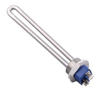 Élément de chauffe-eau à immersion 12 V/120 V, tube chauffant tubulaire en acier inoxydable avec filetage NPT de 1 pouce, 150 W/300 W/600 W/1 kW/2 kW(Heater only,12v 150w)
