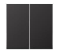 Jung Bascule LS Dark pour interrupteur et double poussoir, 1 pièce, Al 2995 d
