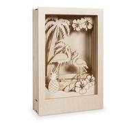 Élément de Construction 3D Flamingo 10-tlg. Nature Hxlxp 200x67x300mm Neuf Boîte