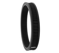 Élément de Filtre à Air de Moteur à Haut Débit, élément de Filtre à Air Rond Lavable et Durable pour Filtre à Air de 14 X 2 Pouces (BLACK)