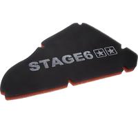 Elément de filtre à air Stage6 Double-Layer pour Piaggio long ( pour Piaggio à injection ; Purejet)