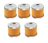 Élément de filtre à huile de moto compatible avec GN125 avec grille d'huile en aluminium et design avant froid pour une filtration et une performance améliorées