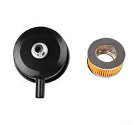 Élément de filtre silencieux de compresseur d'air entraîné par courroie compatible avec les modèles à piston 0,25/8 0,36/8 4 kW Puissance du moteur en plastique Fer Construction efficace Nettoyage de