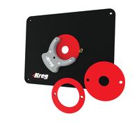 Kreg Tools Plaque d'insertion pour table de fraisage non percée bagues de niveau 235x298 mm