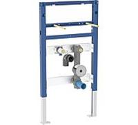 Élément de lavabo Geberit Duofix 111078002 BH 82 - 98 cm, montage sur pied, avec une section de compteur d'eau