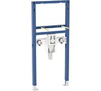 Élément de lavabo Geberit Duofix 111480002 BH 112 cm, avec siphon anti-odeurs intégré, pour robinetterie sur plage