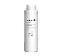 Élément de membrane et filtre à charbon Ecosoft pour système d'osmose inverse CROSS Solo - 99,8 Purcent de pureté - Élimine les bactéries, les virus - Odeurs et saveurs - Installation facile