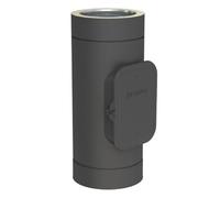 Elément de nettoyage avec col (jusqu'à 600°C/N1) - double paroi - Tecnovis TEC-DW-NOIR 200 mm