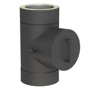 Elément de nettoyage (jusqu'à 450°C/N1) - double paroi - Tecnovis TEC-DW-NOIR 150 mm