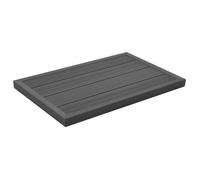 Élément de plancher en WPC - JILL - 101x63x5,5 cm - Gris - Antidérapant - Multifonctionnel - Composite bois-plastique