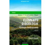 Élément d'écologie : Écologie fondamentale (cours, Licence - 1re, 2e et 3e années - Master)