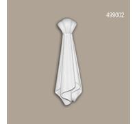 Élément décoratif Profhome 499002 Moulure de façade Élément de façade style Néo-Empire blanc