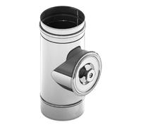 Element d'inspection avec coffre - 210x140 - conduit simple paroi - TEC-EW-SILVER 300mm