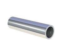 Élément droit 1000 mm, ajustable pour passage mural - double paroi - Tecnovis TEC-DW-STANDARD 200 mm mit integriertem Wandfutter 160 mm