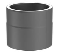 Elément droit 150 mm gris - Conduit poêle à bois - double paroi - Tecnovis TEC-Protect 130mm