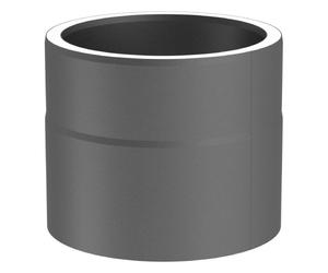Elément droit 150 mm gris - Conduit poêle à bois - double paroi - Tecnovis TEC-Protect 150mm