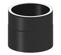 Elément droit 150mm noir - double paroi - Tecnovis TEC-Protect 150mm