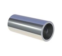 Élément droit 500 mm, ajustable pour passage mural - double paroi - Tecnovis TEC-DW-STANDARD 180 mm mit integriertem Wandfutter 160 mm