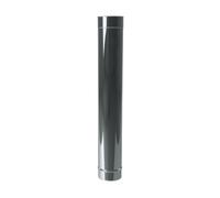 Élément droit inox 1000 mm - simple paroi - Reuter EW-BLUE 100 mm