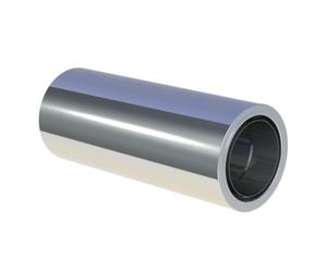 Élément droit pour la traversée du mur inox 500 mm - recoupable - double paroi - TEC-DW-STANDARD 150 mm