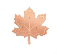 Élément en cuivre avec motif érable pour le placement dans les bols de bain pour oiseaux pour aider à prévenir la détérioration de l'eau par temps chaud