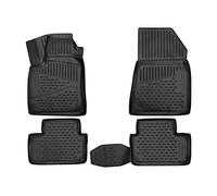 Element EXP.ELEMENT3D02408210K Tapis de Sol en Caoutchouc antidérapant Premium 3D Personnalisables Renault Clio IV 2016-> HB 4 Poissons Noir Ajustement mesuré au Laser personnalisé