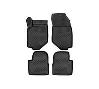 Element EXP.ELEMENT3D02493210k Tapis en Caoutchouc antidérapant Premium 3D Personnalisables Peugeot 2008 2019-> 4 Poissons Noir Ajustement mesuré au Laser personnalisé
