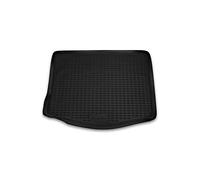 Element EXP.NLC.16.03.B11 Tapis de Coffre Bac de Protection Antiderapant en Caoutchouc sur Mesure Ford Focus II 2004-2011, Noir, Ajustement Laser personnalisé