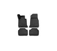 Element Tapis de Sol en Caoutchouc antidérapant pour BMW 1 Series F20 11-19, Noir