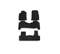Element EXP.NLC.48.76.210k Tapis de Sol sur Mesure en Caoutchouc Compatible avec Toyota Land Cruiser Prado 150 2013-7 Seats, Noir, Ajustement Laser personnalisé
