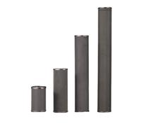 Élément filtrant 1um en acier inoxydable 316, 10x2.5 pouces, élément filtrant, cartouche en acier inoxydable, réutilisé, résistant à la corrosion, usage industriel(316L-5inch-1um)