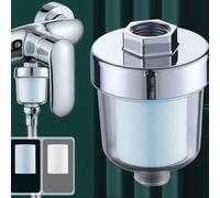 Élément filtrant à eau à base de coton PP pour unités de douche pour résoudre les problèmes courants tels que la basse pression et l'accumulation de minéraux (2 pièces, blanc 07)