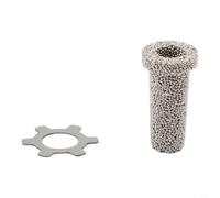 Élément filtrant régulateur de plongée en acier inoxydable 10 x 18 mm, antirouille, écran de réduction de pression pour l'entretien du matériel de plongée