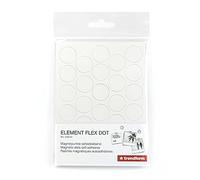 Element Flex Dot Lot de 28 points autocollants pour la fixation d'aimants Blanc Ø 20 mm