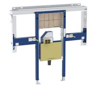 Elément Geberit Duofix pour lavabos ONE, saillie réduite, batterie murale, hauteur du local, siphon rotatif encastré, avec clou encastré, 111084002, Exécution: largeur 125 cm - CM