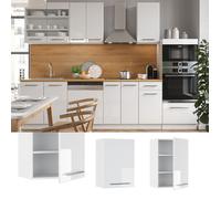 Vicco elément Haut de Cuisine Fame-Line, Blanc Haute Brillance/Blanc, 50 cm