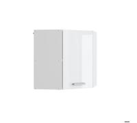 Elément haut de cuisine R-Line, 57cm, Blanc Haute brillance/Blanc, Vicco 29273
